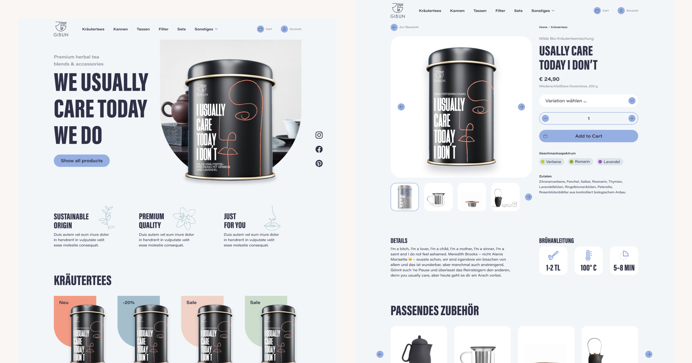 Gibun Tee Webshop